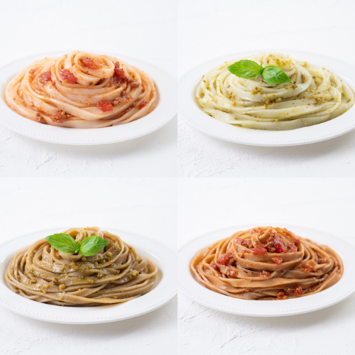 【人気No.1】味比べ4種セット|冷凍米粉パスタお試しアソート(各1食)